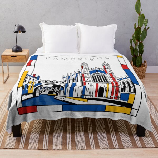 Item preview, Cambridge Mondrian style poster 3D designed and sold by CMYKStudio.