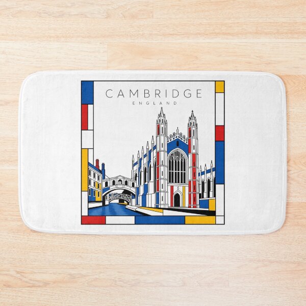 Item preview, Cambridge Mondrian style poster 3D designed and sold by CMYKStudio.