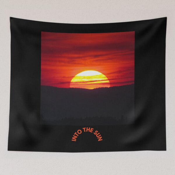 Item preview, Aesthetic Retro Sunset Into The Sun designed and sold by SMinimalist613.