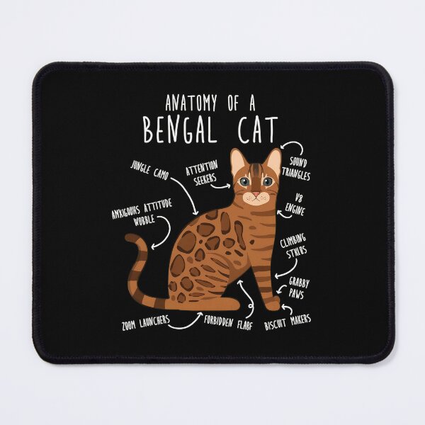 Item preview, Anatomy Of A Bengal Cat Funny Pet Owner Gift designed and sold by Dmo3HarkoArt.