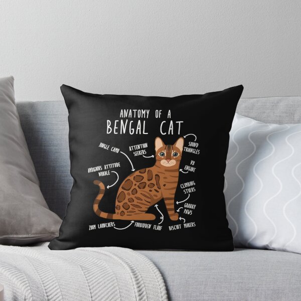 Item preview, Anatomy Of A Bengal Cat Funny Pet Owner Gift designed and sold by Dmo3HarkoArt.