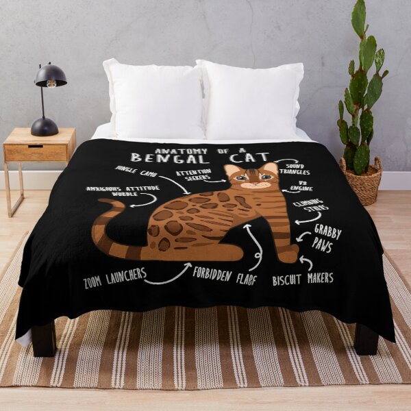 Item preview, Anatomy Of A Bengal Cat Funny Pet Owner Gift designed and sold by Dmo3HarkoArt.