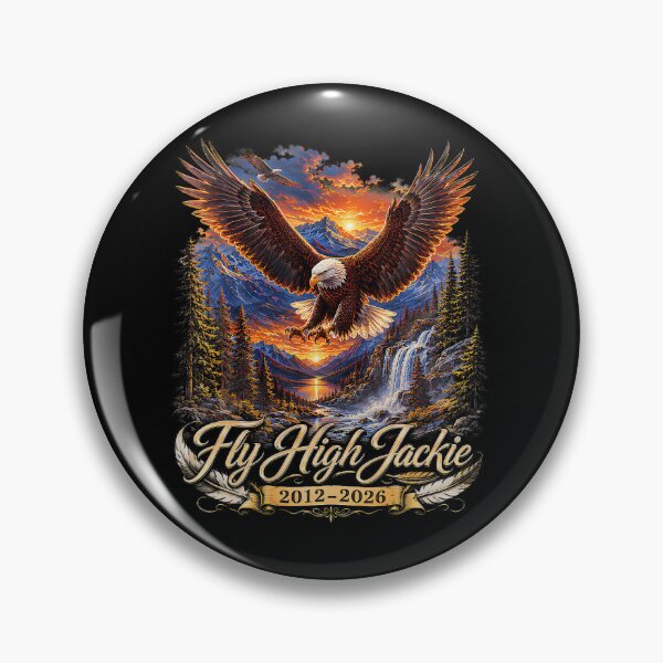 Item preview, Fly Free Jackie Bald Eagle Memorial Tribute designed and sold by DavidThe1.