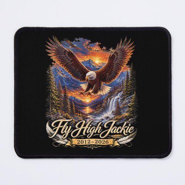 Item preview, Fly Free Jackie Bald Eagle Memorial Tribute designed and sold by DavidThe1.