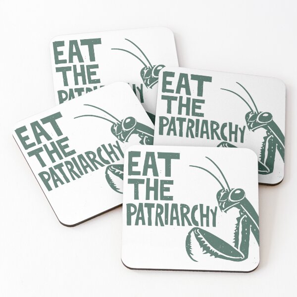 Item preview, Eat the Patriarchy - Praying Mantis  designed and sold by Riot-And-Hope.