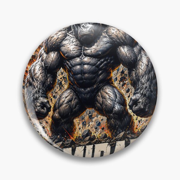 Item preview, Formidable Gorilla Motivational Strength Power Graphic designed and sold by Bathu Designs.