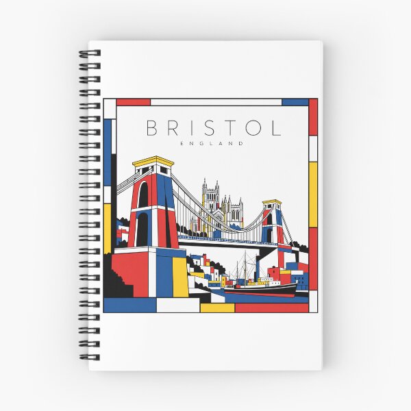 Item preview, Bristol Mondrian style poster 3D designed and sold by CMYKStudio.