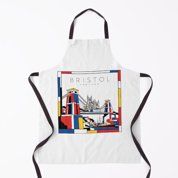 Item preview, Bristol Mondrian style poster 3D designed and sold by CMYKStudio.
