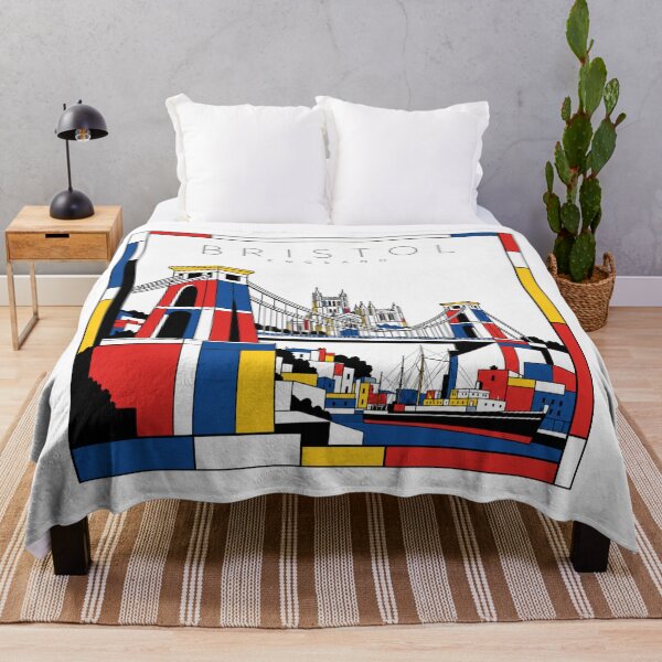 Item preview, Bristol Mondrian style poster 3D designed and sold by CMYKStudio.