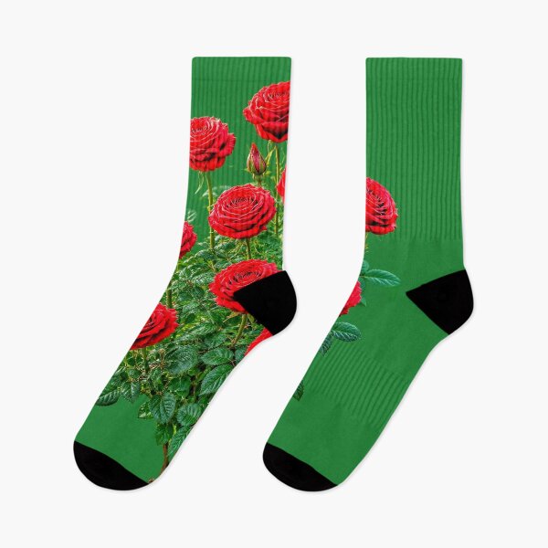 Item preview, Radiant Red Rose Bush Plant designed and sold by The Empire Of Digital Art..
