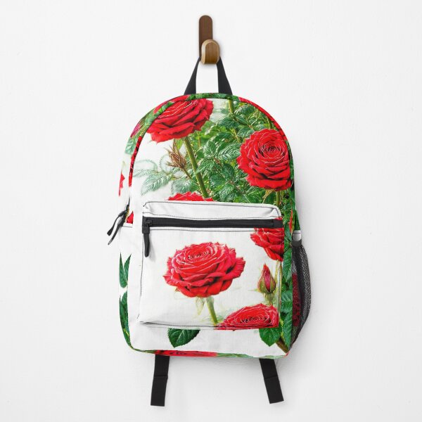 Item preview, Radiant Red Rose Bush Plant designed and sold by The Empire Of Digital Art..