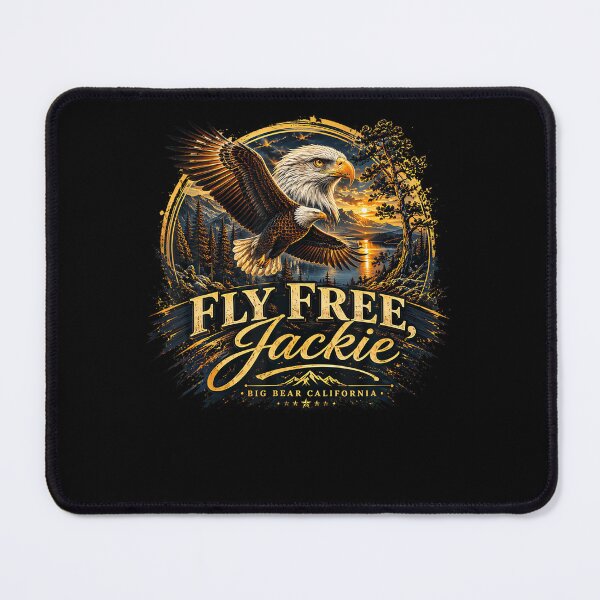 Item preview, Fly Free Jackie Big Bear Bald Eagle Memorial Tribute designed and sold by DavidThe1.