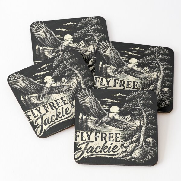 Item preview, Forever Watching The Sky Fly Free Jackie Eagle Memorial designed and sold by HaytamShop.