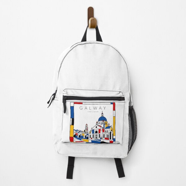 Item preview, Galway Mondrian style poster 3D designed and sold by CMYKStudio.