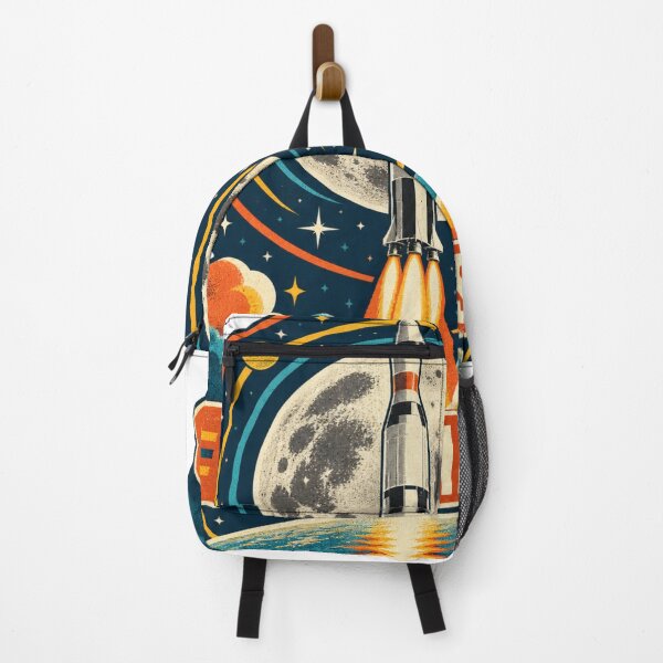 Item preview, Artemis II Vintage Space Mission Rocket Launch Sticker designed and sold by Promoffy.