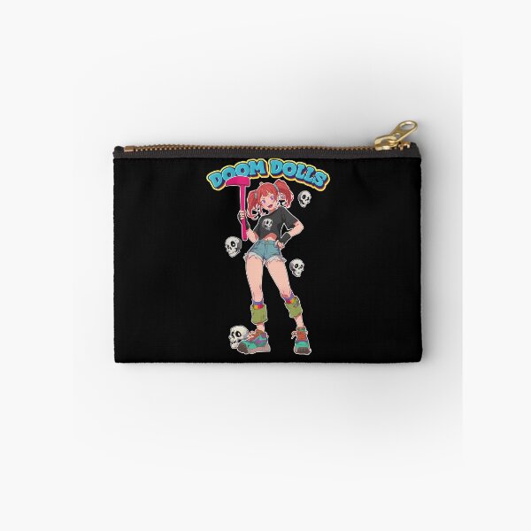Item preview, Young Woman With Pigtails Holding Pink Hammer Surrounded By Skulls designed and sold by STURN3R.