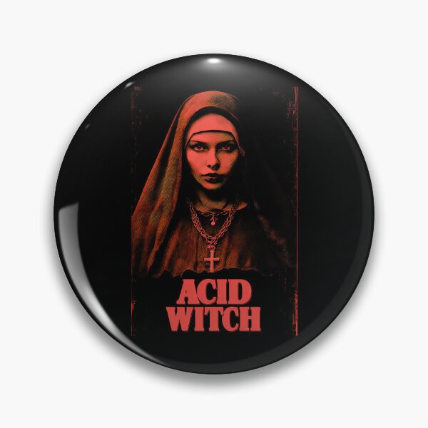 Item preview, Nun Portrait With Cross Necklace In Red Monochrome designed and sold by STURN3R.