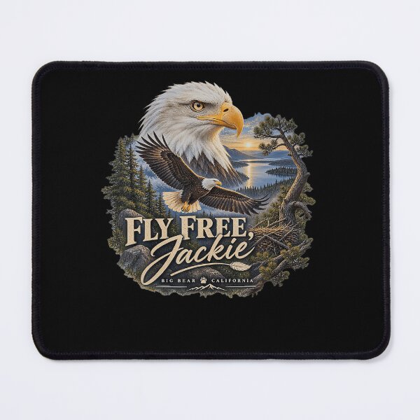 Item preview, Fly Free Jackie Big Bear Bald Eagle Tribute designed and sold by DavidThe1.