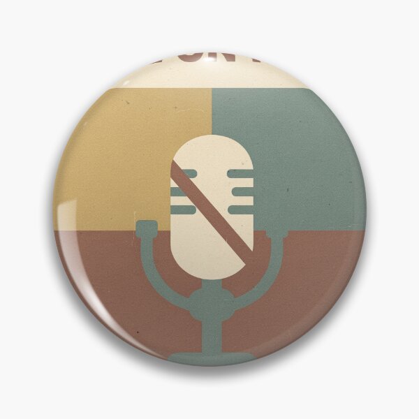 Item preview, Society for Pretending to Be On Mute Retro Poster designed and sold by PictorialWhimsy.