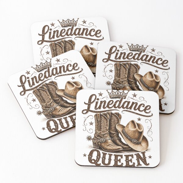 Item preview, Linedance Queen Vintage Western Cowgirl Country Boots and Hat Line Dance designed and sold by ZIGLWORKS.