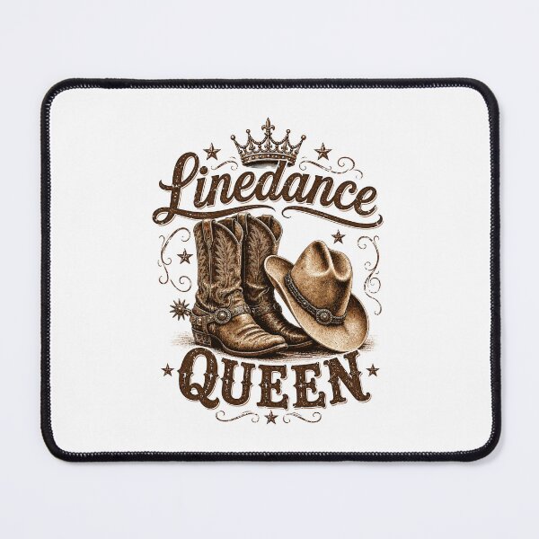 Item preview, Linedance Queen Vintage Western Cowgirl Country Boots and Hat Line Dance designed and sold by ZIGLWORKS.