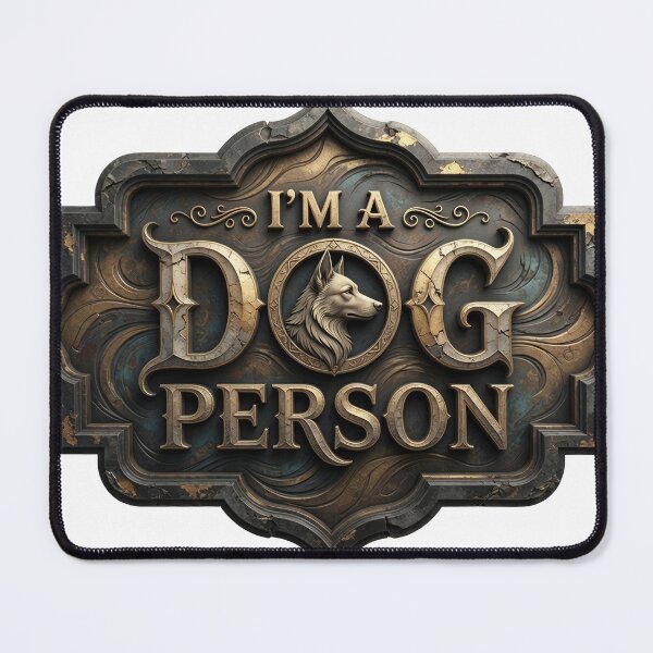 Item preview, Bold Colorful I'M A DOG PERSON Text Design designed and sold by dazzlemakers.
