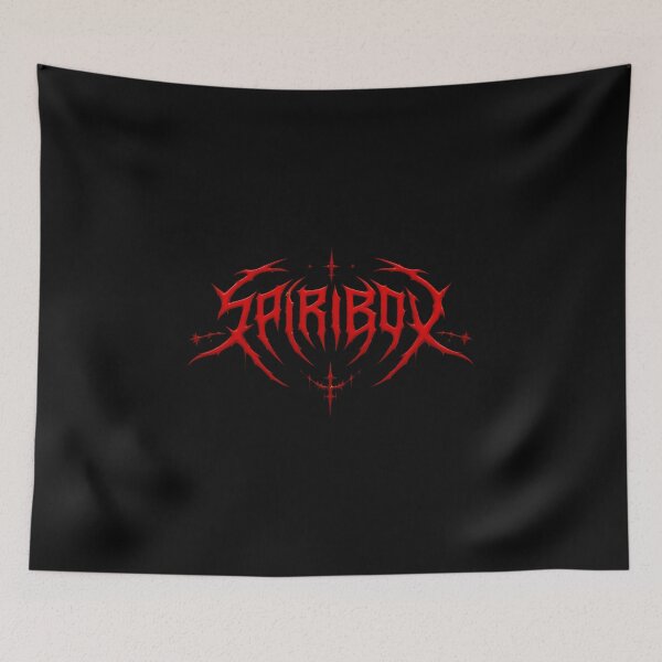 Item preview, Spiritbox Red Metal Band Typography designed and sold by lisawhornbuck.