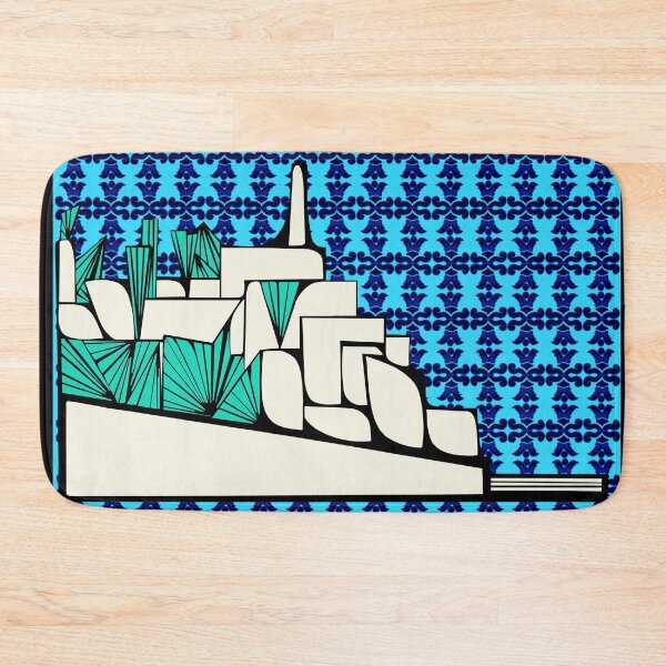 Item preview, Rosh HaShana Gifts - Postcard from Yafo Blue Tiles designed and sold by French Papyrus Studio.