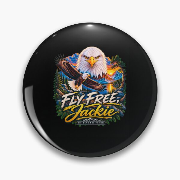 Item preview, Fly Free Jackie Big Bear California Bald Eagle Memorial designed and sold by MOHAMED AKKAR.