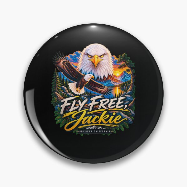 Item preview, Fly Free Jackie Big Bear California Bald Eagle Memorial designed and sold by DavidThe1.