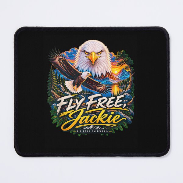 Item preview, Fly Free Jackie Big Bear California Bald Eagle Memorial designed and sold by DavidThe1.
