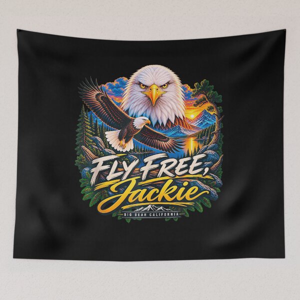 Item preview, Fly Free Jackie Big Bear California Bald Eagle Memorial designed and sold by DavidThe1.