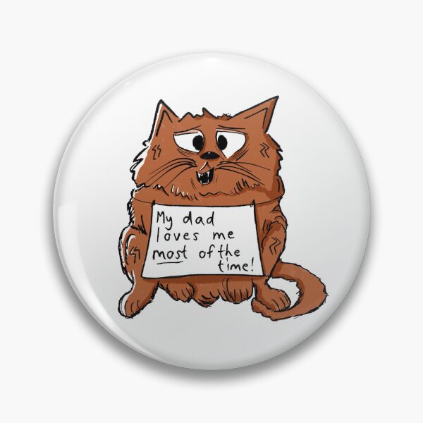 Item preview, Funny ginger cat cartoon with caption designed and sold by KPlayerAdhder.