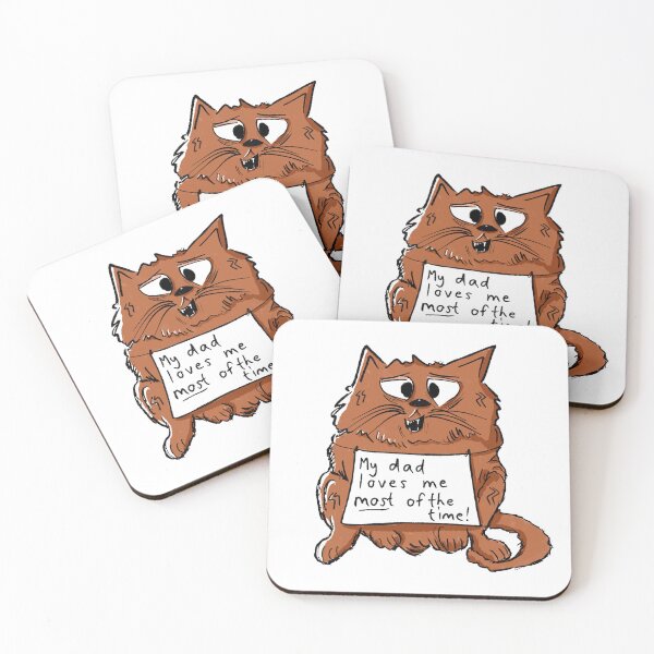 Item preview, Funny ginger cat cartoon with caption designed and sold by KPlayerAdhder.