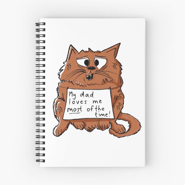 Item preview, Funny ginger cat cartoon with caption designed and sold by KPlayerAdhder.