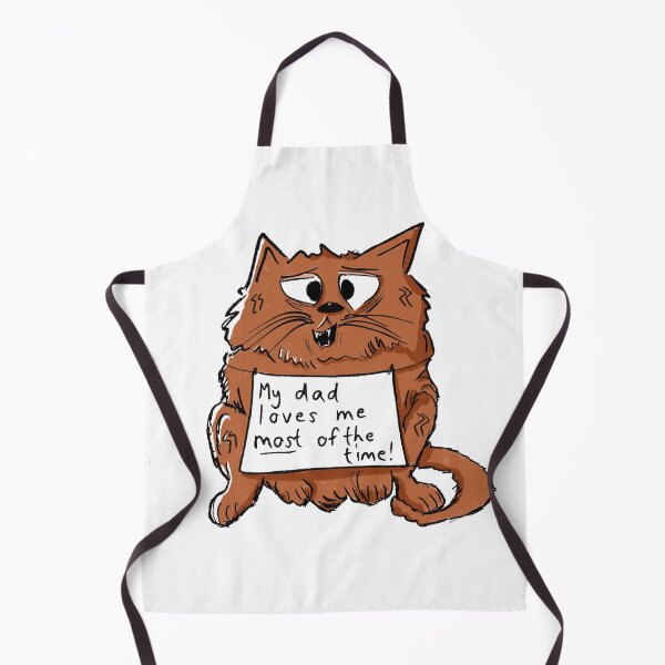 Item preview, Funny ginger cat cartoon with caption designed and sold by KPlayerAdhder.