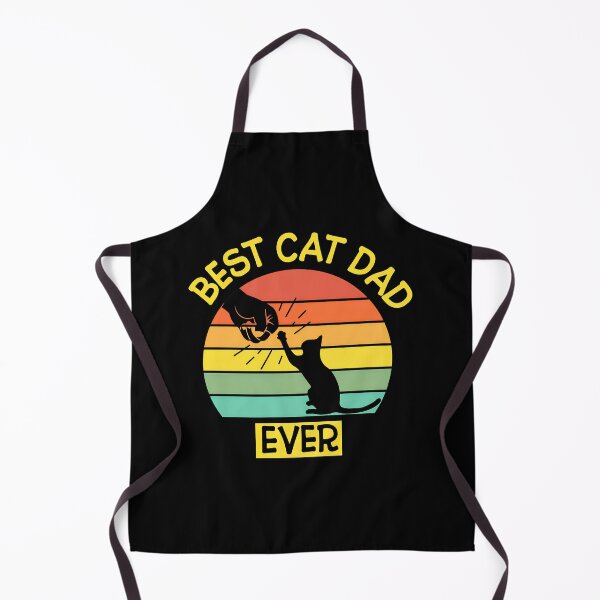 Item preview, Best Cat Dad Ever Retro Sunset Feline Father designed and sold by Dmo3HarkoArt.