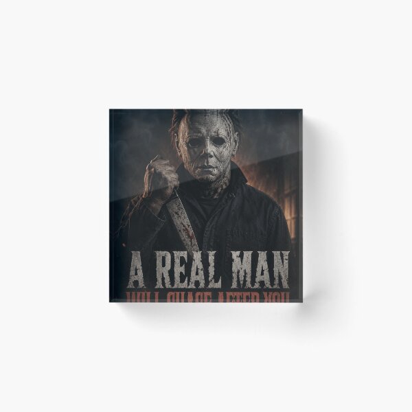 Item preview, Michael Myers Tshirts A Real Man Will Chase After You Halloween Horror designed and sold by Hydlaaksmndriss.
