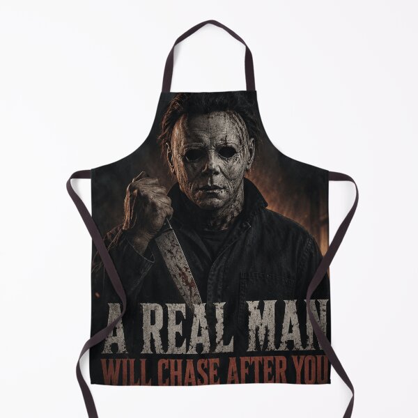 Item preview, Michael Myers Tshirts A Real Man Will Chase After You Halloween Horror designed and sold by Hydlaaksmndriss.