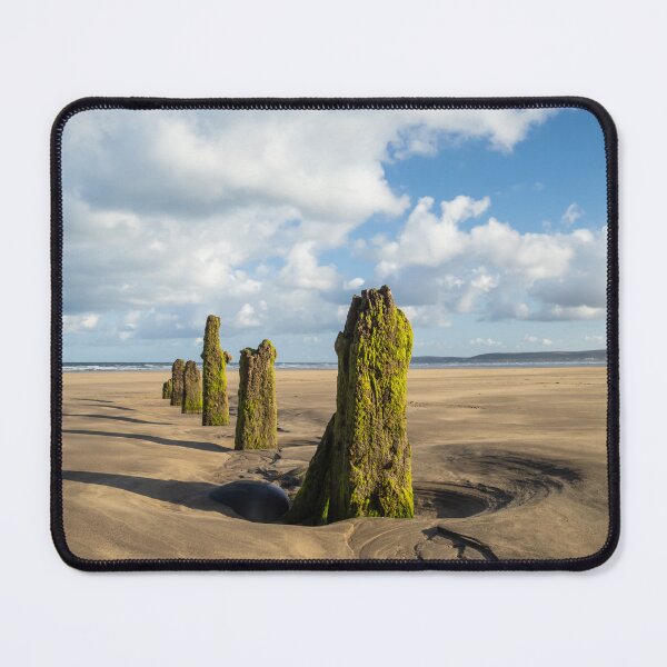 Item preview, Westward Ho Beach Groynes designed and sold by twymanphoto.
