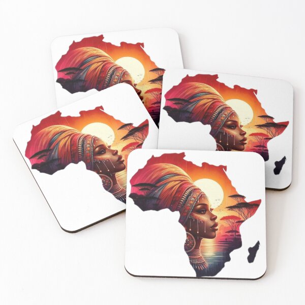 Item preview, African Woman — Africa Sunset & Heritage designed and sold by Aisha Creates.