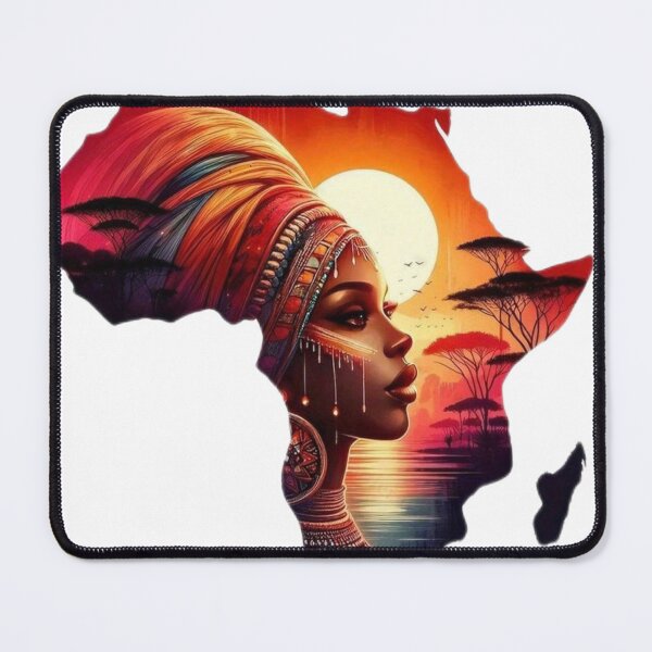 Item preview, African Woman — Africa Sunset & Heritage designed and sold by Aisha Creates.