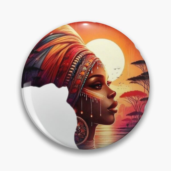 Item preview, African Woman — Africa Sunset & Heritage designed and sold by Aisha Creates.