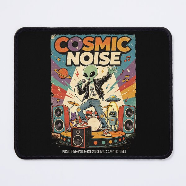 Item preview, Cosmic Noise Alien Singer Rock Concert designed and sold by NatalieJeans.