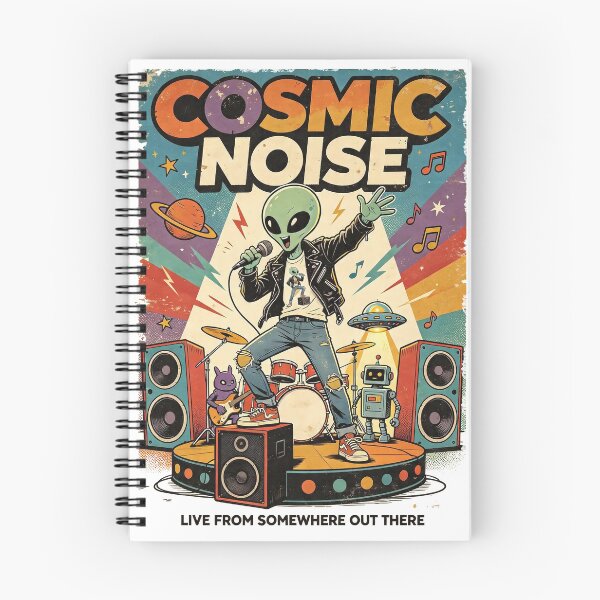Item preview, Cosmic Noise Alien Singer Rock Concert  designed and sold by NatalieJeans.