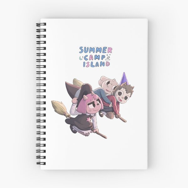 Item preview, Summer Camp Island Flying On Broomsticks designed and sold by sauruscreated.