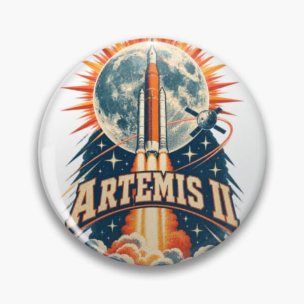 Item preview, Artemis II Lunar Mission Rocket Launch Graphic designed and sold by Promoffy.