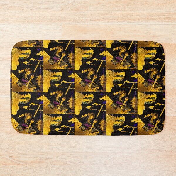 Item preview, Cyberpunk Ukiyo-e Kabuki Samurai | Japanese Warrior Golden Buddha Art designed and sold by RhymeArc.