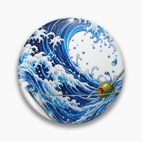 Item preview, Great Wave of Martini designed and sold by DeVeauDesign.