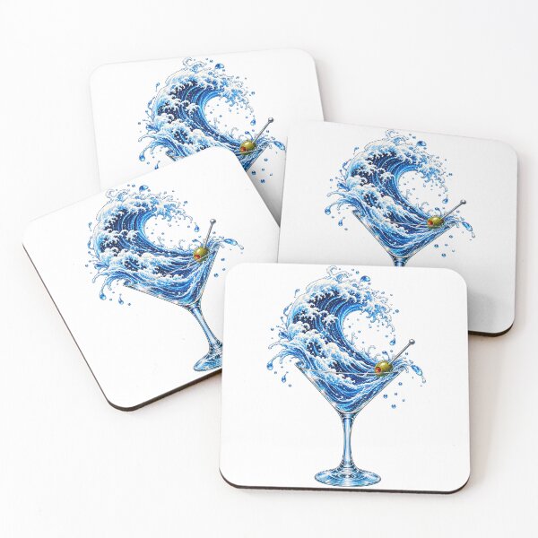 Item preview, Great Wave of Martini designed and sold by DeVeauDesign.